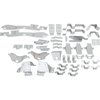 FBK6566 Body Bracket Kit 1965-66 Ford Mustang; Fastback; 43-Piece Set - image 4