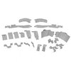 FBK6970 Body Bracket Kit 1969-70 Mustang Fastback; 22-Piece Set; Silver Weld-Thru Coating - image 2