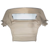 FM5204510 2005-14 Ford Mustang; Convertible Top; One-Piece; With Glass Window; Sailcloth Vinyl; Parchment - image 1