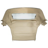 FM5204521 2005-14 Ford Mustang; Convertible Top; One-Piece; With Glass Window; Sailcloth Vinyl; Camel - image 1