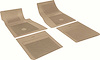 FP73017 Bow Tie Floor Mat Set 1967-81 Impala, Bel Air, Biscayne, Caprice - image 1