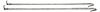 Fuel Tank Straps for 1967-1969 Chevy Camaro, Pontiac Firebird [Stainless Steel, Pair] - image 1