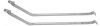 FT2100B Fuel Tank Mounting Straps 1962-1967 Chevy II/Nova - image 1