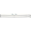 FT4100B Fuel Tank Mounting Straps 1958 Impala, Bel Air, Biscayne; Stainless Steel; w/ 16 Gallon Tank; Except Station Wagon Model - image 1