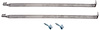 Fuel Tank Mounting Straps 1961-1964 Chevy Impala/Full-Size - Stainless Steel - image 1
