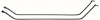 FT4107A Fuel Tank Mounting Straps; 1977-1988 Electra, LeSabre, Caprice, Impala, Bonneville, Catalina; EDP Coated; with 19 - image 1