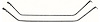 FT4108A Fuel Tank Mounting Straps 1977-88 Buick, Chevy, Olds, Pontiac Full-Size; With 24 Gallon Tank; Pair - image 1