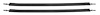 FT5103A Fuel Tank Mounting Straps 1973-87 Chevy, GMC Pickup, Blazer, Jimmy, Suburban; w/ 25 Gallon, Rear Mount Tank; EDP Coated; - image 1