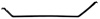 FT6101A Fuel Tank Mounting Strap 1963-66 Dart, Barracuda, Valiant; EDP Coated Steel; One Strap Required per Vehicle - image 1