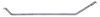 FT6102B Fuel Tank Mounting Strap 1967 Dart, Barracuda, Valiant; Stainless Steel; One Strap Required - image 1