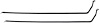 FT6106A Fuel Tank Mounting Straps 1968-70 Charger, Coronet, Belvedere, Road Runner GTX, Satellite; EDP Coated Steel; Pair - image 1