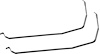 FT6107A Fuel Tank Mounting Straps 1971-73 Charger, Coronet, GTX, Road Runner, Satellite; EDP Coated Steel; Pair - image 1