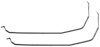 FT6107B Fuel Tank Mounting Straps 1971-73 Charger, Coronet, GTX, Road Runner, Satellite; Stainless Steel; Pair - image 1
