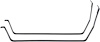 FT6108A Fuel Tank Mounting Straps 1970-74 Challanger, Barracuda, Cuda; EDP Coated Steel; Pair - image 1