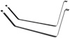 FT66ED 1978-83 Century, Malibu, Cutlass, LeMans; Fuel Tank Mounting Straps; for Station Wagon & 4 Door Sedan Models; EDP Coated; - image 1