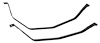 FT9063A Fuel Tank Mounting Straps 1981-1997 Mustang, 1981-1986 Capri; OE Material; for Vehicles Built After April, 1981 - image 1