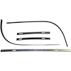 FTS6364 1963-64 Ford Galaxie/500/XL/Mercury Monterey/S55/Parklane; Convertible Top Rear Tack Strip Bow Set - image 1