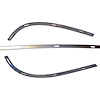 FTS6667 1966-67 Ford Fairlane; Mercury Comet; Convertible Top Rear Tack Strip Bow Set; Tacking Rail; Trimstick; 3-Piece - image 1