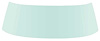 FW689G 67-69 Camaro/Firebird Convertible Windshield Glass, Green Tinted, w/out Shade at Top - image 1