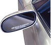 GF18000 "Objects In Mirror Are Losing " Exterior Side Mirror Decal, 4" x 5/8" - image 1