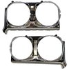 GH1100S 1970 Buick Skylark, GS, Sportwagon; Headlamp Bezel Set, LH and RH; Pair - image 2
