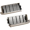 GH2705T 1969 Oldsmobile Cutlass, 442, F85; Radiator Grille; Black/Silver - image 1