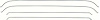 GM352 Headliner Bows 1962-64 Nova 2-Door Sedan - image 1