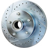 GM5519L Front Brake Rotor; 1970-78 Camaro, Firebird, 1973-77 Chevelle, Malibu; 1975-78 Nova; 11" Diameter; Drilled and - image 1