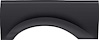 GN110019 1981-87 Buick Regal; Rear Quarter Wheel Arch Repair Panel; 2 Door; LH; EDP Coated - image 1