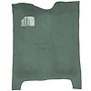 GN11016246 Molded Carpet 1978-87 Buick Regal; Cut Pile; Silver Green/Jade - image 1