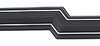 GN110358 1981-87 Buick Regal, Grand National 2 Door; Rear Bumper Impact Strip; With White Line Accent Paint - image 3