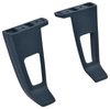 GN11082112 1978-87 Buick Regal; Bucket Seat Belt Guides; Dark Blue; Pair - image 2