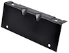 GN110861 1981-1987 Buick Regal; Front License Plate Bracket; Black - image 1