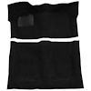GN11138101 1974-75 Buick Regal; 2-Door; Complete Molded Carpet Kit; Cutpile; Black - image 1