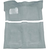 GN11138141 1974-75 Buick Regal; 2-Door; Complete Molded Carpet Kit; Cutpile; Powder Blue - image 1