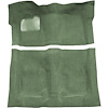 GN11138148 1974-75 Buick Regal; 2-Door; Complete Molded Carpet Kit; Cutpile; Willow Green - image 1