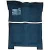GN11138212 1974-75 Buick Regal; 4-Door; Complete Molded Carpet Kit; Cutpile; Dark Blue - image 1