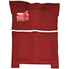 GN11138221 1974-75 Buick Regal; 4-Door; Complete Molded Carpet Kit; Cutpile; Oxblood - image 1
