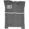 GN11138247 1974-75 Buick Regal; 4-Door; Complete Molded Carpet Kit; Cutpile; Dark Gray - image 1