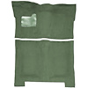 GN11138248 1974-75 Buick Regal; 4-Door; Complete Molded Carpet Kit; Cutpile; Willow Green - image 1