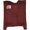 GN21016215 1978-87 Buick Regal; Molded Carpet; Mass Backing; Cutpile; Claret / Oxblood - image 1