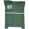 GN21138280 1974-75 Buick Regal; 4-Door; Complete Molded Carpet Kit; Mass Backing; Cutpile; Sage Green - image 1