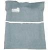 GN21138341 1976 Buick Regal; 2-Door; Complete Molded Carpet Kit; Mass Backing; Cutpile; Powder Blue - image 1