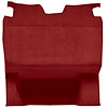 HA410221 1986-1988 Camaro, Firebird; Rear Cargo / Hatch Area Cut Pile Carpet; Mass Backing; Oxblood - image 1