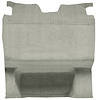 HA410292 1985, 87 Camaro, Firebird; Rear Cargo / Hatch Area Cut Pile Carpet; Mass Backing; Almond - image 1