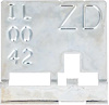 HC101 1969 Camaro, 69-70 Nova; Radiator Tag; with 396 and Manual Trans; Code ZD - image 1