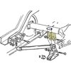 HC439 1967 Camaro; Rear End Square Traction Bar Bracket - image 2