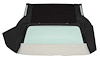 HG0115121 1961-64 GM B-Body Convertible; Rear Window Only; Glass; Vinyl; White - image 1