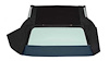 HG0116116 1965-66 Impala/GM B-Body Convertible; Rear Window Only; Glass; With Zipper; Vinyl; Dark Blue - image 1