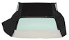 HG0116121 1965-66 Impala/GM B-Body Convertible; Rear Window Only; Glass; With Zipper; Vinyl; White - image 1
